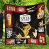 Steel Reserve Blanket All I Need Is Beer Gift Idea 3D Blanket 60