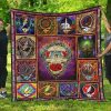 Grateful Dead Head Blanket For Fan Gift 3D Blanket 120