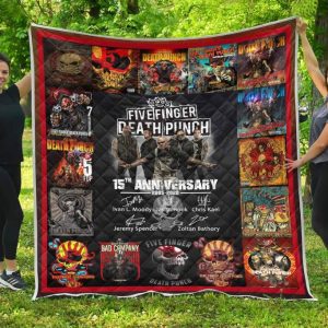 Five Finger Death Punch 15th Anniversary Thank You For The Memories 8K806 Gift Lover Blanket II0