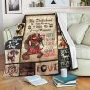 My Dachshund Is The Reason I Wake Up Every Morning Fleece Blanket