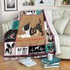 Love Is A Four Legged Word Boston Terrier Fleece Blanket