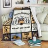 German Shepherd Natures Bed Warmer Fleece Blanket
