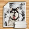 Alaskan Malamute Blanket