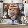 Leo Ginger Cat Blanket
