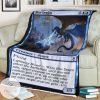 Afr 49 Blue Dragon Magic The Gathering Mtg Blanket