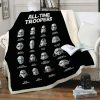 All Time Troopers Custom Throw Blanket