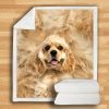 American Cocker Spaniel Blanket