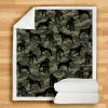 American Pit Bull Terrier Camo Blanket