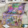 Anime Pokemon Ancient Mew Holo Full Print Soft Blanket