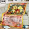 Anime Pokemon Blaines Arcanine Custom Soft Blanket 2