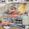 Anime Pokemon Blaziken Gx Custom Soft Blanket 2