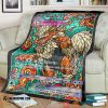 Anime Pokemon Card Arcanine Hybrid Vmax Stain Glass Soft Blanket