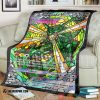 Anime Pokemon Card Rayquaza Hybrid Vmax Glass Soft Blanket