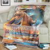 Anime Pokemon Charizard Gx Custom Soft Blanket 2