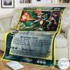 Anime Pokemon Charizard Star Gold Star Dragon Frontiers Custom Blanket