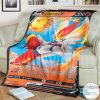 Anime Pokemon Cinderace V Shining Fates Custom Blanket