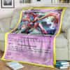 Anime Pokemon Deoxys Cosplay Full Print Soft Blanket