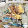 Anime Pokemon Dragonite Gx Custom Blanket