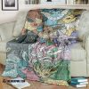 Anime Pokemon Eevee And Eeveelutions Stain Glass Blanket