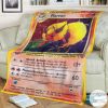 Anime Pokemon Flareon Custom Blanket