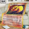 Anime Pokemon Flareon Full Print Soft Blanket