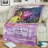 Anime Pokemon Gengar Stormfront Full Print Soft Blanket