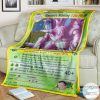 Anime Pokemon Giovannis Nidoking Gym Challenge Custom Blanket