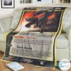 Anime Pokemon Gold Star Umbreon Custom Blanket