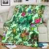 Anime Pokemon Grass Green Blanket