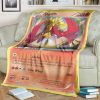 Anime Pokemon Ho Oh Full Print Soft Blanket