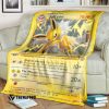 Anime Pokemon Jolteon Custom Soft Blanket