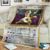 Anime Pokemon Kangaskhan Parent And Child Soft Blanket
