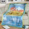 Anime Pokemon Krabby Full Print Soft Blanket