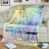 Anime Pokemon Latias Latios Custom Soft Blanket