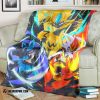 Anime Pokemon Lightning Fire Water Blanket 2