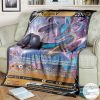 Anime Pokemon Lucario V Custom Blanket