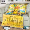 Anime Pokemon Mega Toky Pikachu Custom Soft Blanket