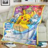 Anime Pokemon Pikachu Sword Shield Promos Soft Blanket
