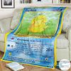 Anime Pokemon Psyduck Custom Blanket