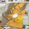 Anime Pokemon Raichu Soft Blanket