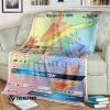 Anime Pokemon Rayquaza Gx Celestial Storm Blanket