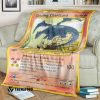 Anime Pokemon Shining Charizard Neo Destiny Custom Soft Blanket