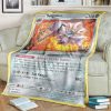 Anime Pokemon Solgaleo Card Full Print Soft Blanket