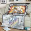 Anime Pokemon Solgaleo Full Print Soft Blanket