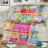 Anime Pokemon Sylveon Cards Soft Blanket