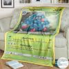Anime Pokemon Tangrowth Custom Blanket