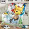 Anime Pokemon The Seventh Hokage Pikaruto Soft Blanket
