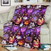 Anime Pokemon Trick Or Treat Seamless Pattern Soft Blanket