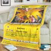 Anime Pokemon Zapdos Vivid Voltage Custom Soft Blanket