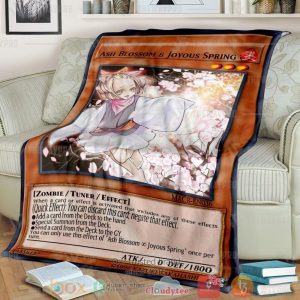 Ash Blossom Joyous Spring Custom Soft Blanket